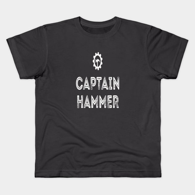 Dad Hammer is Like Hammer Thor Captain Cool Father Gift Kids T-Shirt by Pretr=ty